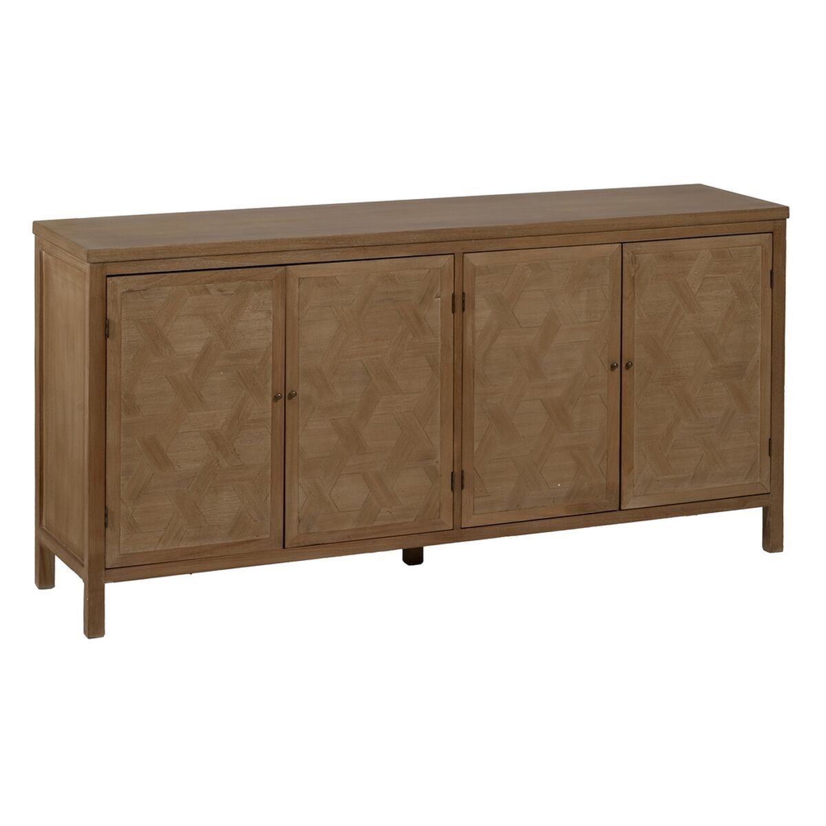 Kredens BRAYAN Naturalny Drewno MDF 160 x 40 x 80 cm